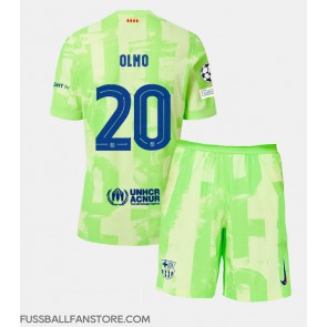 Barcelona Dani Olmo #20 Replik 3rd trikot Kinder 2024-25 Kurzarm (+ Kurze Hosen)